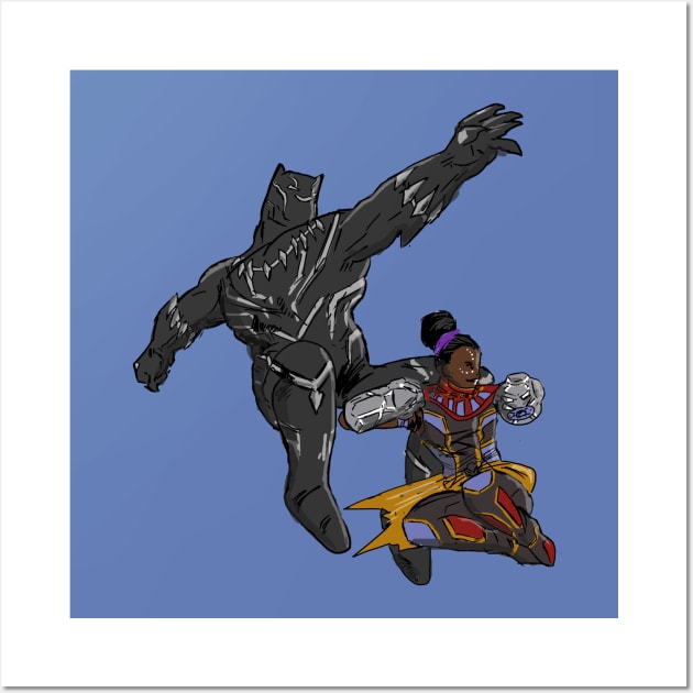 Black Panther Returns Wall Art by RaphaelComPh